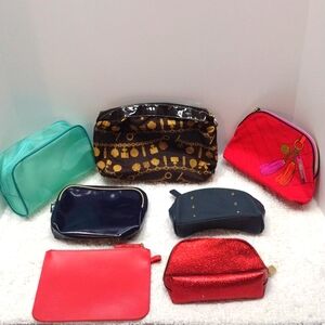 Estee Lauder Assorted Cosmetic Makeup Bag Bundle Of 7